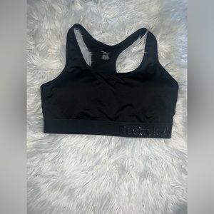 reebok sports bra - L - black